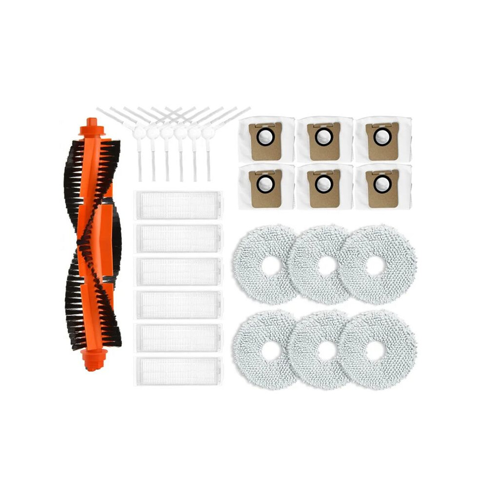 For Mijia M30 Pro C107 Robot Vacuum Cleaner Parts Side Brush Main Brush Mop Cloth Dust Bag Hepa Filter 6031082208422