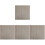 4Pcs Fireproof Fire Pit Mat Lightweight Roll-Up Protective Camping Pad 4