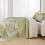 Queen Green Floral Patchwork Quilt Set Reversible 3-Piece 4