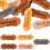 400Stk Flexible Lederlabels DIY-Kleidungsdeko, Farbenfroh 2