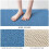 Tapete de chuveiro antiderrapante em PVC 47x16 polegadas 3