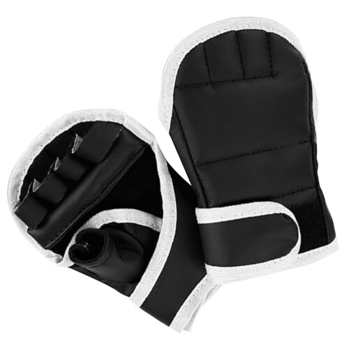 4Paare Halbfinger Kickboxhandschuhe Training Sparring Oxford 1