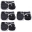 4Paare Halbfinger Kickboxhandschuhe Training Sparring Oxford 9