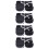 4Paare Halbfinger Kickboxhandschuhe Training Sparring Oxford 10