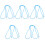 5Stk Kinder Handschuhseil Skyblau, Robust Und Zu 4