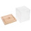 2Pièces Coffret Baseball Avec Socle Bois Pour 3