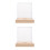 2Pièces Coffret Baseball Avec Socle Bois Pour 4