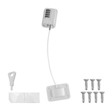 Fridge Lock 4-Digit Combination Lock for Refrigerators, Freezers and Cabinets, No-Drill Installation Child and Pet Safe