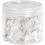 Push Pins Tacks, Clear Plastic Head, Steel Point, 100-Pack 2