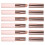 18Pièces Brosse Rose En Silicone Compact Et Pratique 3