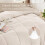 Twin Comforter Set Beige 5-Piece Ultra-Soft Oeko-TEX 2