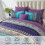 Ensemble de couette Boho 8 pièces à motif floral vert sauge 4