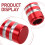 3Pièces Capuchon Levier En Aluminium Pour Usage Routier 7