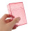 2Pièces Étui Plastic Transparent 20 Cigarettes Rose Stockage Portable 4