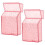 2Pièces Étui Plastic Transparent 20 Cigarettes Rose Stockage Portable 9