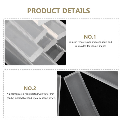 1 Bag of Multi-use Polymorphs Plastic Pellets Thermoplastic Strips Reusable Moldable Plastic Strips 1