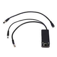 25W 2.5G POE Splitter 48V to 12V IEEE 802.3af Power Ethernet Splitter Adapter for Security CCTV System Camera 24V