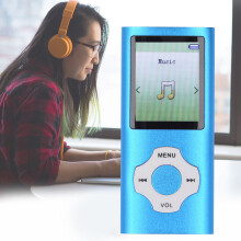 68GB MP3 MP4 Musik-Player mit 1,8" Farbdisplay, Blau