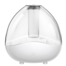 Ultrasonic Cold Fog Humidifier, Quiet Bedroom Air Humidifier, Desktop Humidifier with Detachable Water Tank, A