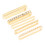 4Sets Elegante Goldene Uhrarmband Loops, Schmuckringe Für 10