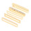 4Sets Elegante Goldene Uhrarmband Loops, Schmuckringe Für 11