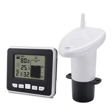 Draadloze Waterniveau-Indicator Watertanksensor Vloeistofniveausensor Digitale Thermometer Klok Waterniveaumeter