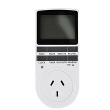 Intelligent Digital Temperature Controller AU Socket 240V 50Hz LCD Display Indoor Timing Power AU Plug