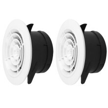 Air Intake Round Fresh Air Outlet Fresh Air System Air Outlet Exhaust Hood Ventilation Outlet White