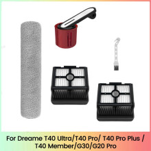 5 Pièces de Brosse, Rouleau et Filtre HEPA pour Aspirateurs pour T40 Ultra/T40 Pro/T40 Pro /T40 Member/G30/G20 Pro