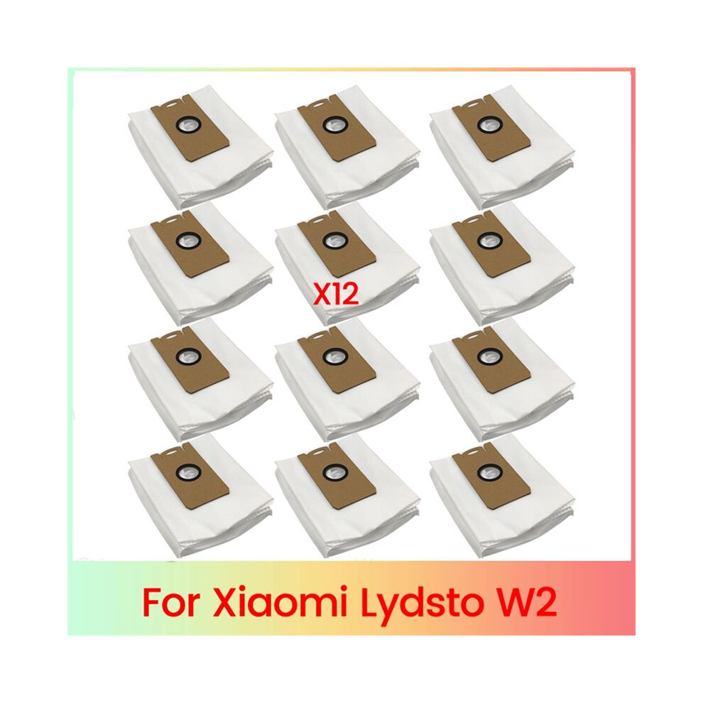 12Pcs Dust Bags For Lydsto W2 Robot Vacuum Cleaner Accessories Replacement Non-Woven Dust Bag Garbage Bag 6031873692515