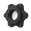 Spinlock-halsband svarta 4 st 4