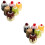 12Stk Farbiges PVC 3D Kuchen Set Simulation Für 8