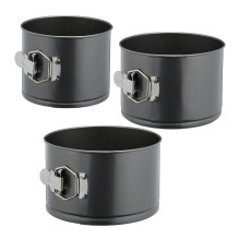 Set di 3 tortiere a cerniera