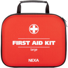 Borsa di pronto soccorso grande 64 parti rossa