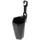 2Pcs Black Car Trash Can Headrest Hanging Portable Plastic Bin 2