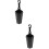 2Pcs Black Car Trash Can Headrest Hanging Portable Plastic Bin 9