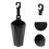 2Pcs Black Car Trash Can Headrest Hanging Portable Plastic Bin 10