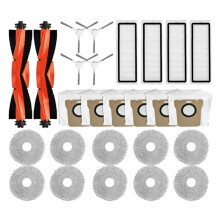 Para Robot Vacuum X10+ / X20+ / X20 Robot Aspirador Cepillo Lateral Principal Filtro HEPA Paño de Trapeador Accesorios