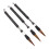 15Pièces Pinceaux Chinois Multi Couleurs Ergonomiques 2