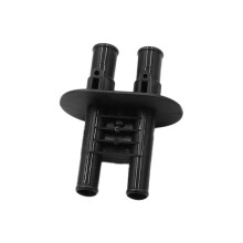 For Prado 2010-20 2700/4000 Heater Water Tank Four-Way Interface Evaporator Water Pipe Connector Rear