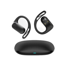 -Übersetzungs-Headset, Ohrmontiertes Offenes Übersetzungs-Headset, 144 Sprachen, Übersetzungs-Headset, Schwarz