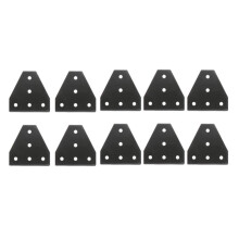 Kątownik Narożny w Kształcie Litery T do Profilu Aluminiowego z 2020 R., 5 Otworów, Płyta Łącząca, Idealny do Drukarki 3D