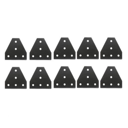 T Shape Corner Angle Bracket for 2020 Aluminum Profile 5 Hole Joining Board Plate, Ideal for 3D Printer