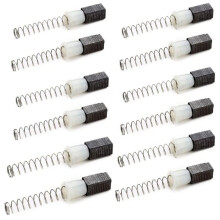 12PCS Carbon Brush and Spring Assemblies for A5/Classic 76/Classic 97 Hair Clipper Repair Parts Spare Parts