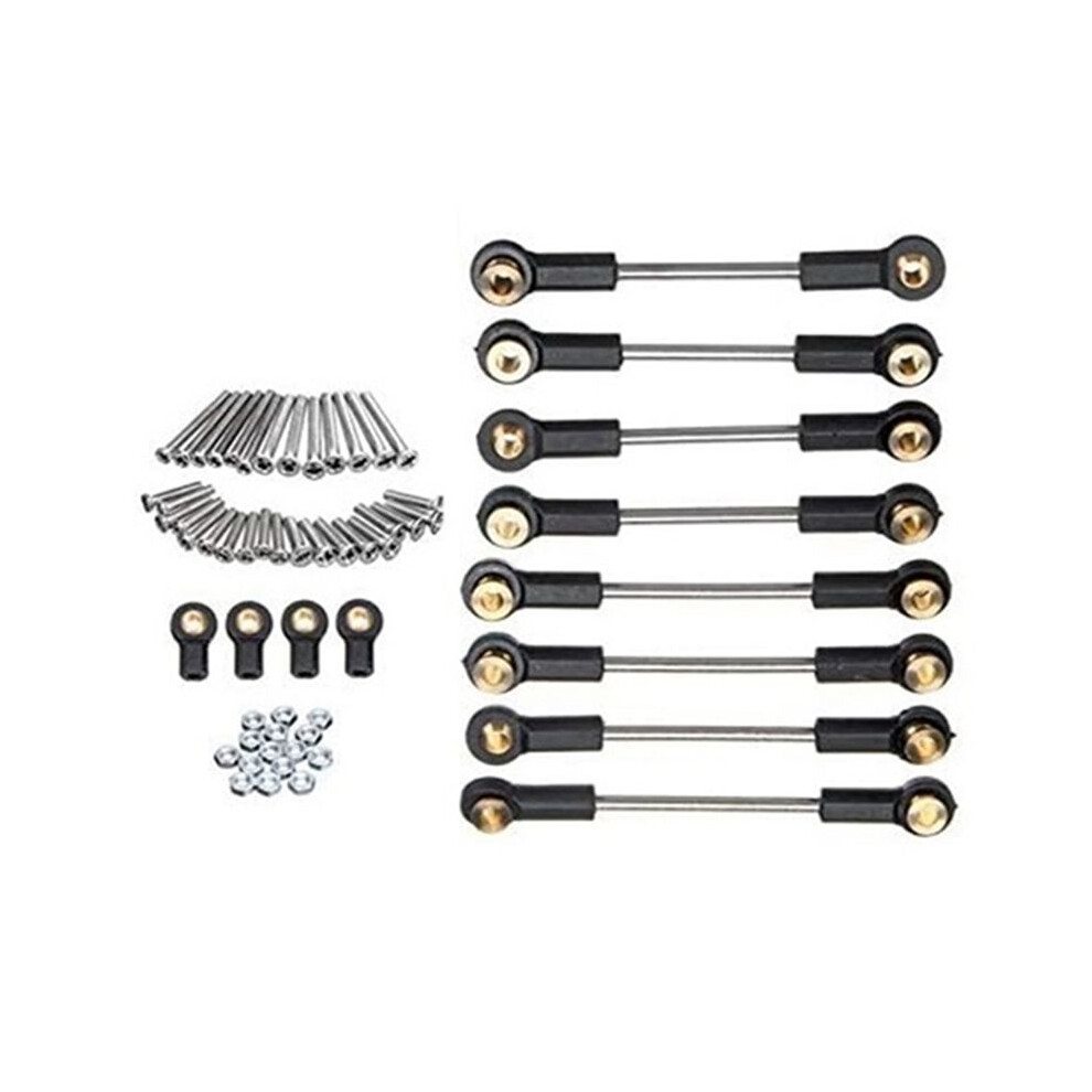 Metal Chassis Suspension Link Tie Rod Set For Wpl C14 C24 C24-1 1/16 Rc Car Upgrade Parts Accessories 4713122448136