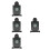 4Pcs Auto Reset Electronic Targets for Shooting Training Kids & Adults 8