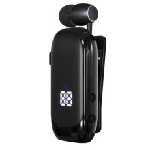 K88 Lavalier Business 5.4 Headphone Talk/Music 20 Hours, LED Digital Display,Noice Cancelling Black