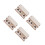 4Pièces Kit Miniature En Bois Beige Pour DIY 5