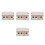 4Pièces Kit Miniature En Bois Beige Pour DIY 10