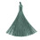 20Pièces Accessoires Boucles Tassel Vert Légers Pour DIY 7